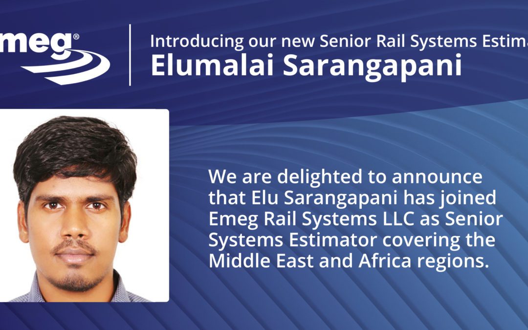 Elumalai Sarangapani Joins Emeg Rail Systems LLC