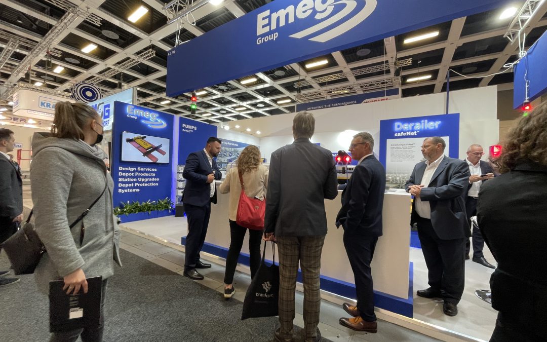 Emeg Group's stand at InnoTrans 2022 in Berlin