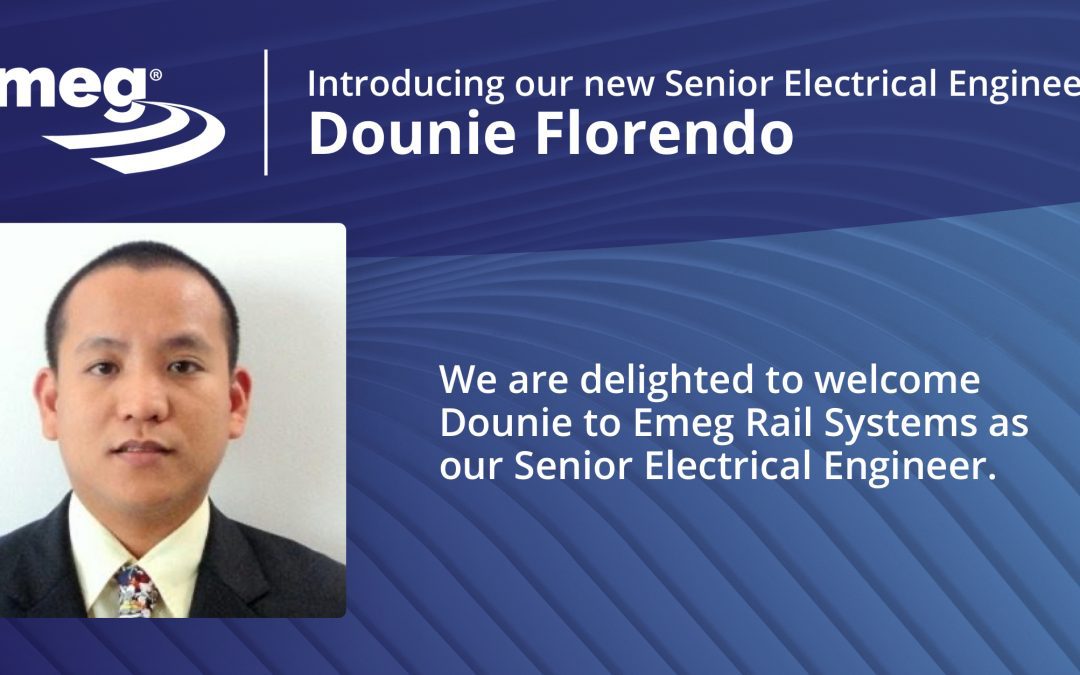 Emeg Rail Systems Welcomes Dounie Florendo as Senior Electrical Engineer